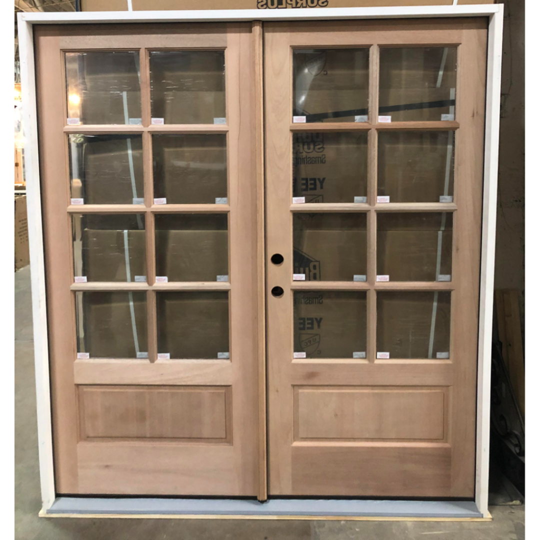 Builders Surplus YEE HAA-Exterior Wood Doors-Solid Front Doors-Porch Doors