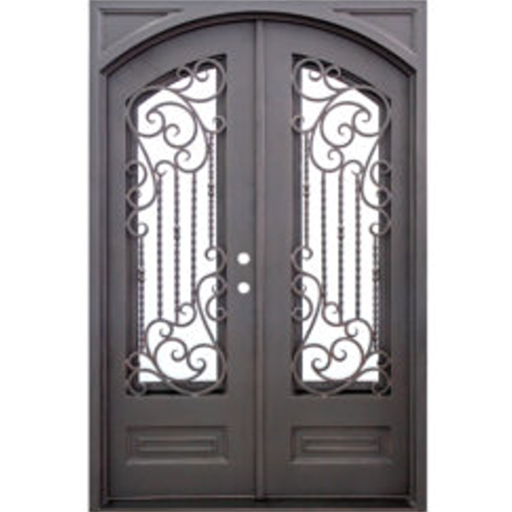 Catana Double Wrought Iron Door 74 x 98