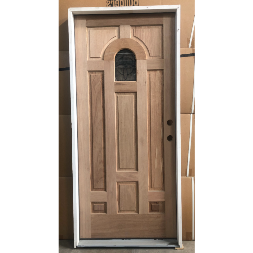 Firefly Mahogany Exterior Wood Door - Left Hand Inswing