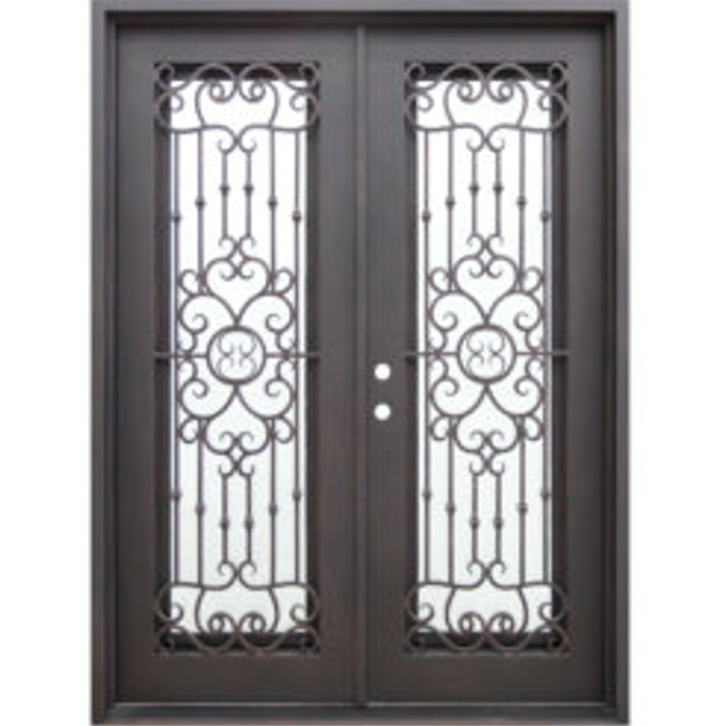 Marbella Double Wrought Iron Door 74 x 98