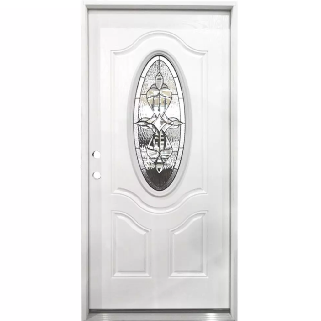 STL1437P Exterior Fiberglass Door - White - Right Hand Inswing