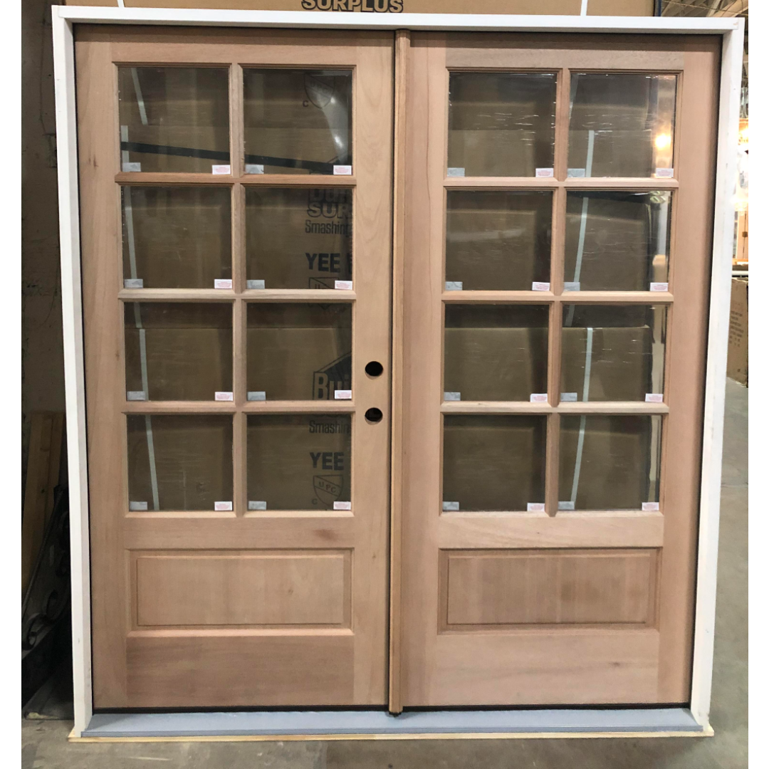 Builders Surplus YEE HAA-Exterior Wood Doors-Solid Front Doors-Porch Doors