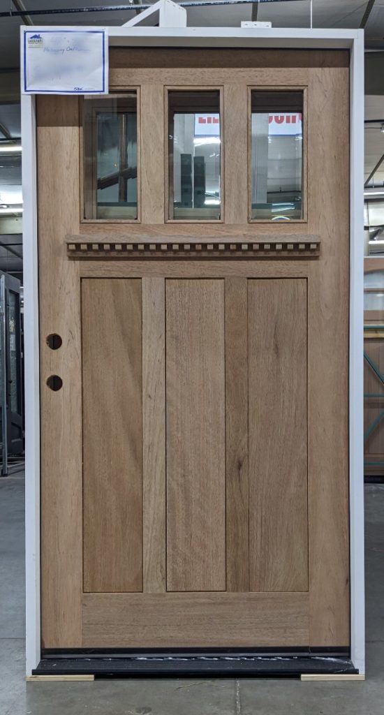 42 inch wide Craftsman style Wood Front Door