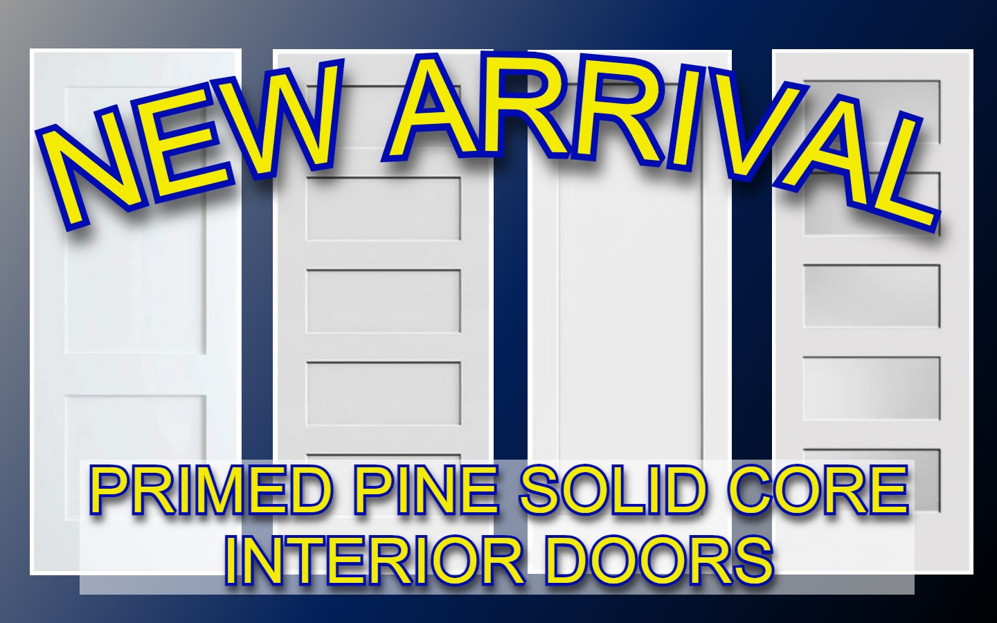 January Pine sold core interior doors