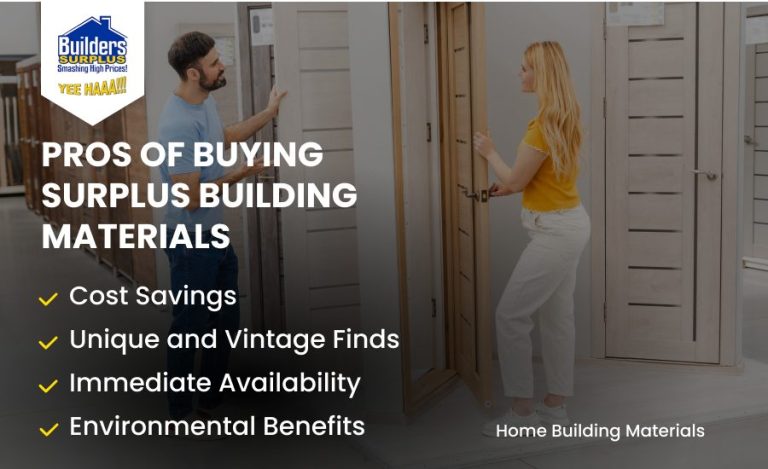 Should You Buy Surplus Building Materials? Pros and Cons Explained