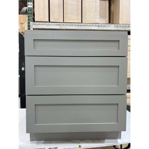 24 GREY SHAKER DRAWER BASE CABINET