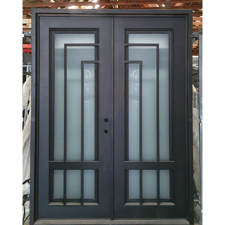 72x96_LH_DBL_IRON_OSLO_FROSTED_DOOR-001