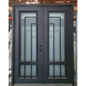 72x96_LH_DBL_IRON_OSLO_FROSTED_DOOR-001