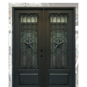 72x96_LH_DBL_IRON_TEXAS_STAR_RAIN_DOOR-001