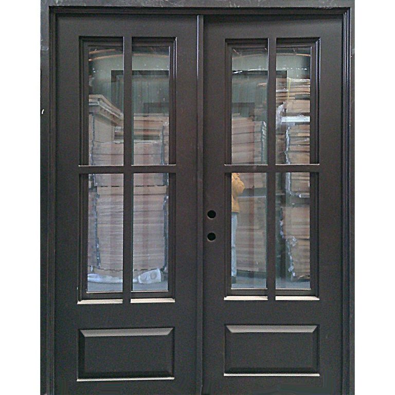 72x96_RH_DBL_IRON_4LITE_CLEAR_DOOR-001