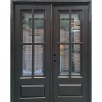 72x96_RH_DBL_IRON_4LITE_CLEAR_DOOR-001