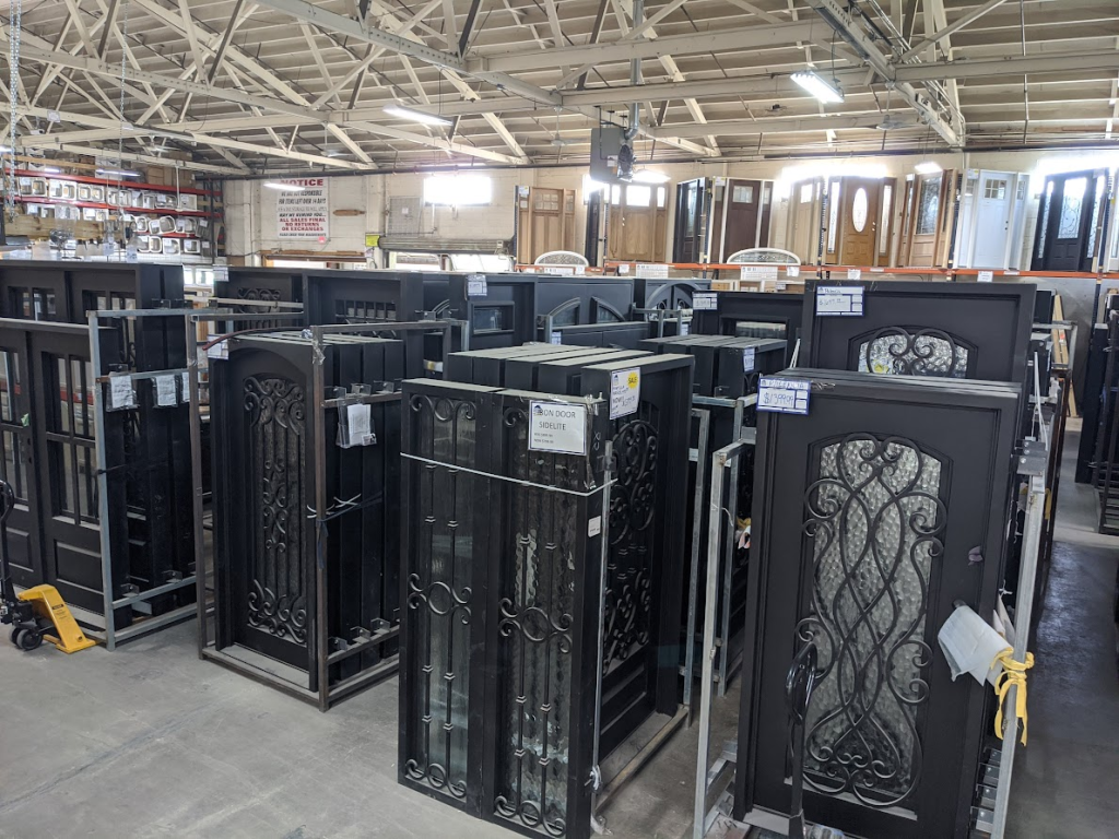 Iron doors at a Builders Surplus’ store