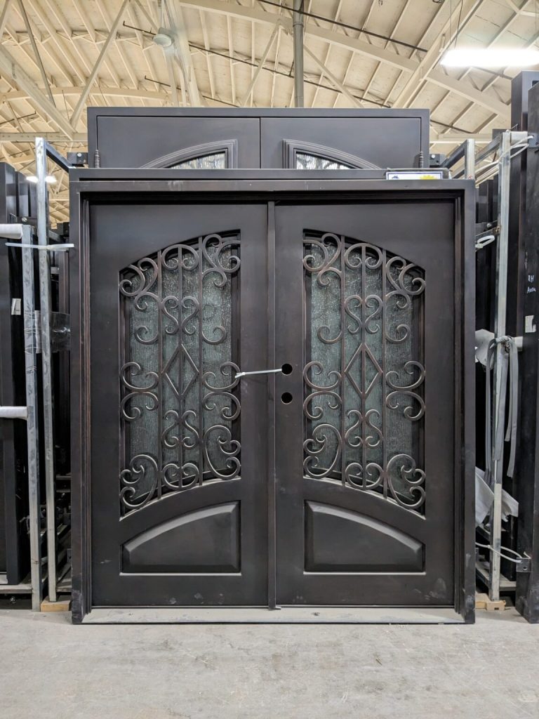 An iron door by Builders Surplus