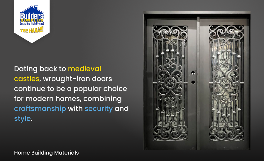 Wrought-Iron Front Doors: History, Benefits & Elements That Make Them Stand Out