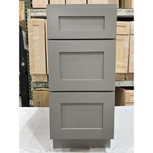 12 GREY SHAKER DRAWER BASE CABINET