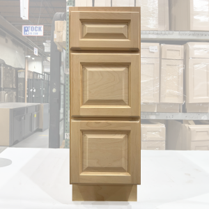 12 UNFINISHED RAISED PANEL DRAWER BASE CABINET
