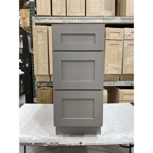 15 GREY SHAKER DRAWER BASE CABINET