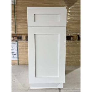 15 WHITE SHAKER BASE CABINET