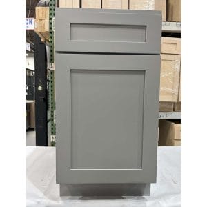 18 GREY SHAKER BASE WASTEBASKET CABINET