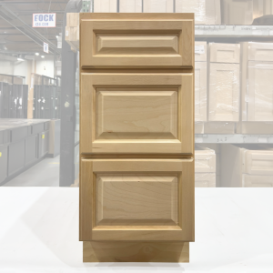 18 UNFINISHED RAISED PANEL DRAWER BASE CABINET