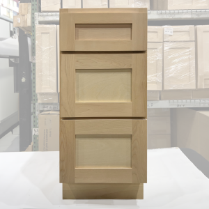 18 UNFINISHED SHAKER DRAWER BASE CABINET