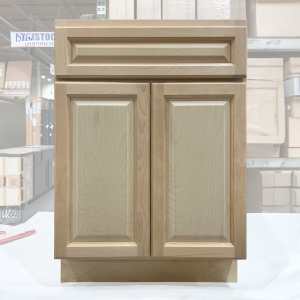 24 UNFINISHED RAISED PANEL BASE CABINET