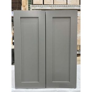 24x30 GREY SHAKER WALL CABINET