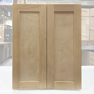 24x30 UNFINISHED SHAKER WALL CABINET