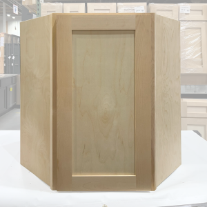 24x30 UNFINISHED SHAKER WALL DIAGONAL CORNER CABINET