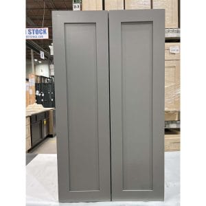 24x42 GREY SHAKER WALL CABINET