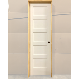 24x80 LEFT HAND HOLLOW CORE 5 PANEL SHAKER DOOR