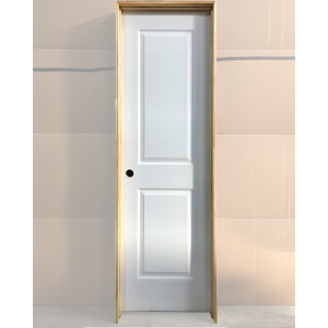 24x80 RIGHT HAND HOLLOW CORE 2 PANEL RAISED SQUARE TOP DOOR
