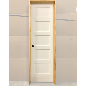 24x80 RIGHT HAND HOLLOW CORE 5 PANEL SHAKER DOOR