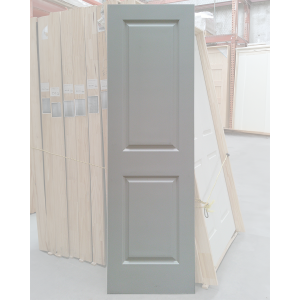 24x80 SLAB HOLLOW CORE 2 PANEL RAISED SQUARE TOP DOOR