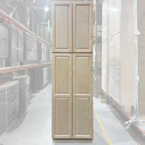 24x84 UNFINISHED RAISED PANEL PANTRY CABINET