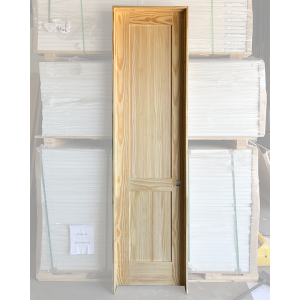 24x96 LEFT HAND PINE 2 PANEL SHAKER