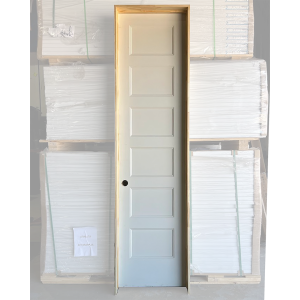 24x96 RIGHT HAND HOLLOW CORE 6 PANEL SHAKER DOOR