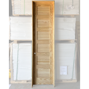 24x96 SLAB PINE 6 PANEL SHAKER