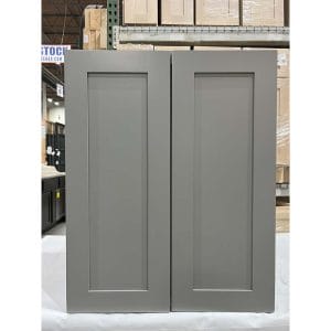 27x30 GREY SHAKER WALL CABINET