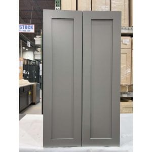 27x42 GREY SHAKER WALL CABINET