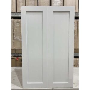 27x42 WHITE SHAKER WALL CABINET