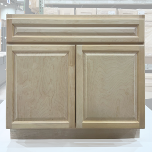 30 UNFINISHED RAISED PANEL BASE CABINET