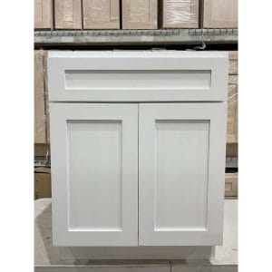 30 WHITE SHAKER BASE CABINET