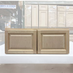30x12 UNFINISHED RAISED PANEL WALL BRIDGE CABINET