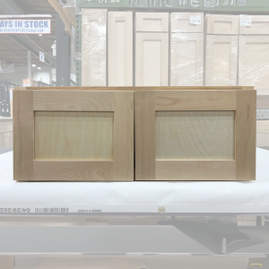 30x12 UNFINISHED SHAKER WALL CABINET