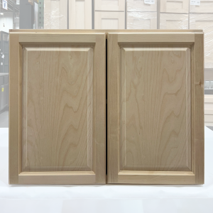 30x24 UNFINISHED RAISED PANEL WALL BRIDGE CABINET