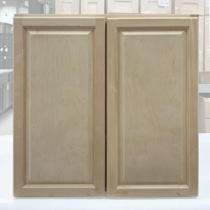 30x30 UNFINISHED RAISED PANEL WALL CABINET