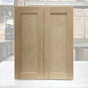 30x30 UNFINISHED SHAKER WALL CABINET