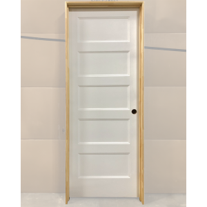 30x80 LEFT HAND HOLLOW CORE 5 PANEL SHAKER DOOR