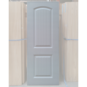 30x80 SLAB HOLLOW CORE 2 PANEL ARCH TOP WITH GROOVES DOOR